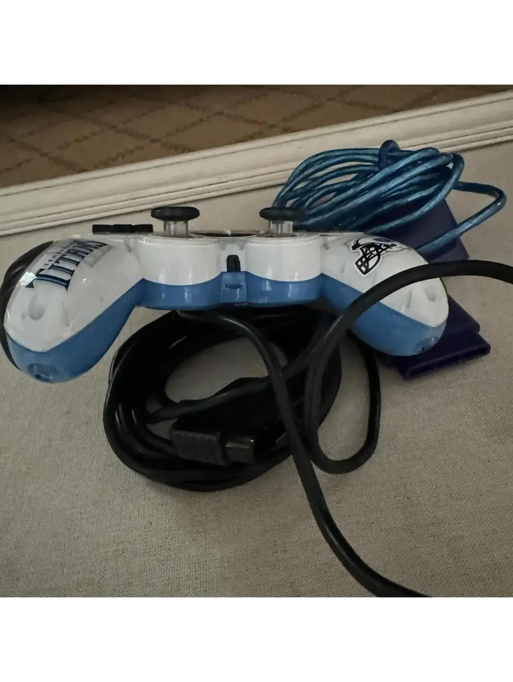Vintage PS2 SET - NUBY 4296 Decimator PRO, Tennessee Titans, extension cord